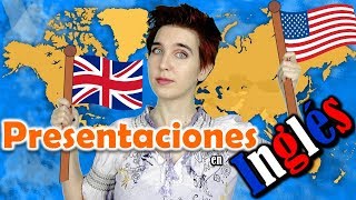 Cómo hacer una PRESENTACIÓN en INGLÉS para exposición [upl. by Samala884]