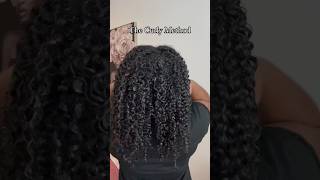 Shingling Method on Type 34 Hair Wash N Go curlyhair curlygirlmethod naturalhair [upl. by Lissner]