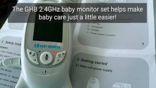 GHB 24GHz Baby Monitor Set [upl. by Lemmie]