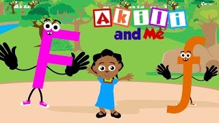 The Letter F  Educational Phonics Song from Africa [upl. by Namurt609]