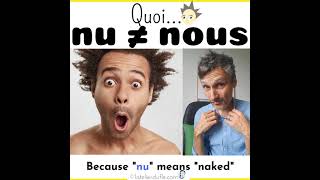 🇫🇷 NU et NOUS Watch OUT  😉👍 French pronunciation [upl. by Rosamond]