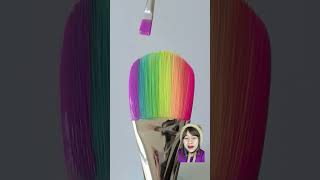 paint rainbow art paintbrush painting paintingrainbows [upl. by Kirat431]