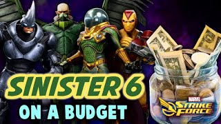 SINISTER 6 REWORK Team Building Guide  T4s ISO 8 and More  Marvel Strike Force  MSF [upl. by Aihcrop]