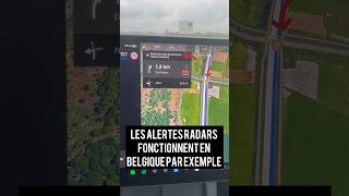 Alerte radar sur Tesla  comme Waze ou CarPlay [upl. by Pul466]