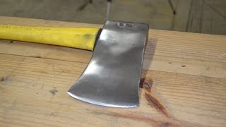 Axe Maintenance sharpening and polishing [upl. by Lesh]