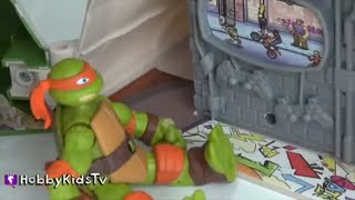 Michelangelo Takes on Rahzar by HobbyKidsTV [upl. by Lyrret965]