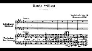 Mendelssohn Rondo brillant Op 29 Benjamin Frith [upl. by Aloibaf]