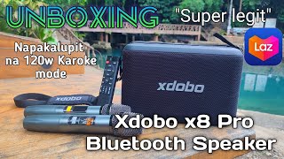 Unboxing Xdobo x8 pro bluetooth speaker with bluetooth mic [upl. by Atirrehs]