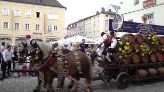 Frühlingsfest Parade Deggendorf Germany [upl. by Retsim]