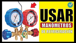 COMO USAR LOS MANOMETROS DE REFRIGERACION ✅ [upl. by Janek]