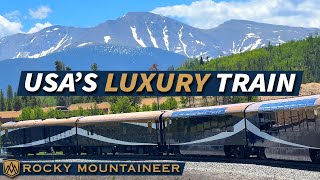 2 DAYS on the USAs LUXURY Train THE ROCKY MOUNTAINEER [upl. by Lietman870]