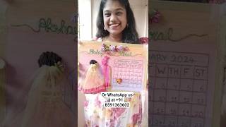 Customized Calendar weddinggift rukhwat weddingseason [upl. by Ameehsat]