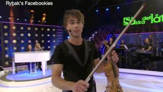 Alexander Rybak  Fattig bonddräng  quotSå ska det låtaquot 09022014 [upl. by Eunice443]