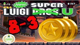 New Super Luigi U Peachs Castle3 Hot Cogs All Star Coins [upl. by Everest]