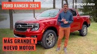 Ford Ranger 2024 Nuevo motor más grande ¡Primer vistazo a esta pickup  Siempre Auto [upl. by Ycniuqed787]