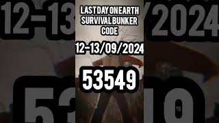 Bunker Alfa Code Today 12092024 Last Day On Earth ldoe bunkeralfa shorts [upl. by Nare]