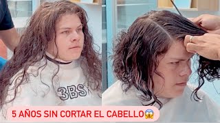 Como cortar cabello largo  Tutorial masculino hairstyle haircut cortedecabello estilo [upl. by Adora239]