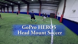 GoPro HERO 5 Head Mount Soccer [upl. by Eiwoh70]