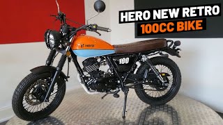 Hero New 100cc Retro Bike Launched in India🔥🤩Price  Features  Launch Date  Hero 100cc Bikes 2024 [upl. by Eanaj89]