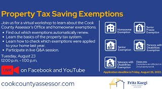 Applying for Property Tax Saving Exemptions [upl. by Aydidey]