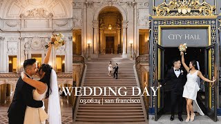 We got married in San Francisco City Hall  Elopement [upl. by Mazonson370]