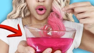 DIY DIP ON Hair Dye How To Color Hair Using PAPER [upl. by Nedmac]