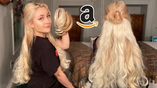 reecho hair extensions from amazon [upl. by Kowalski24]