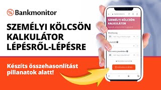 Személyi kölcsön kalkulátor 2023 lépésről lépésre  Készíts összehasonlítást pillanatok alatt [upl. by Odnomra583]