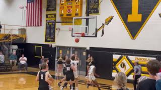 Tuscola Warriors vs Salt Fork Storm Varsity Boys Basketball Highlights [upl. by Nottap236]