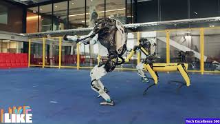 Atlas  Boston Dynamics  Atlas Dance [upl. by Aisorbma813]