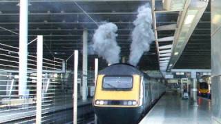 EMT 43064 departs St Pancrass with mega clag [upl. by Siegler872]