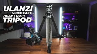 Ulanzi Video Fast Heavy Duty Carbon Fiber Video Tripod [upl. by Akihsay]