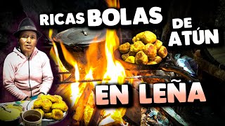 RICAS BOLAS CON RELLENO DE ATÚN Hecho a leña  Doña Empera [upl. by Batholomew]