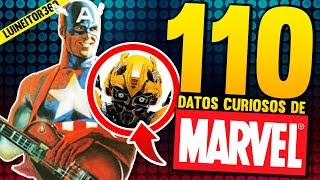 110 Datos de MARVEL cómics que todo fan DEBE Saber Luineitor [upl. by Rotsen]