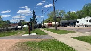 A train going from Wisconsin Rapids to Nekoosa WI [upl. by Aeli]