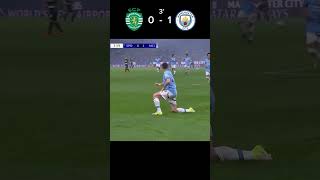 VGyokeres Hat trick Destroyed Manchester city 🔥😱💀😱youtubeshorts shorts football gyokeres uefa [upl. by Monto]