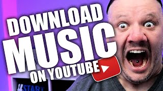 How To Download Music From YouTube for FREE [upl. by Chouest]