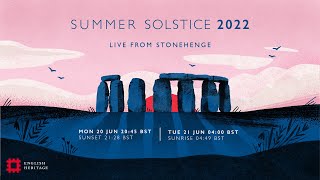 Summer Solstice 2022 Sunrise LIVE from Stonehenge [upl. by Imugem]