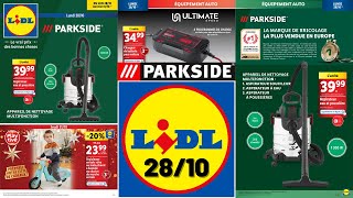 catalogue LIDL Parkside du 28 octobre 2024 ✅ Arrivage bricolage auto moto 🛠 Jouets de Noël 🎄 [upl. by Fisoi34]