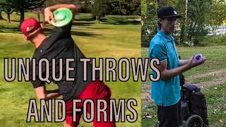 THE MOST UNIQUE THROWS AND FORMS IN DISC GOLF [upl. by Donaugh55]