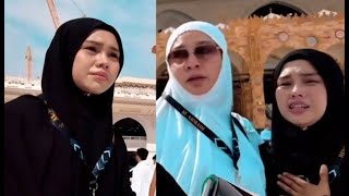 Lepaskan segala kesedihan Bella Astillah sebak menangis depan Kaabah [upl. by Idell]