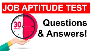 APTITUDE TEST Questions and ANSWERS How To Pass a JOB Aptitude Test in 2021 [upl. by Blinnie]