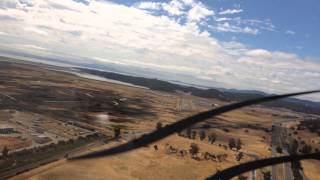 Landing at Gnoss Field in a Cessna 210 [upl. by Reiner]