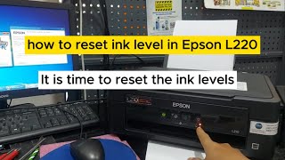 Cara Reset Ink Level Epson L210 How to Reset Ink Level in Epson L210 Printer Reset the Ink Levels [upl. by Travus977]