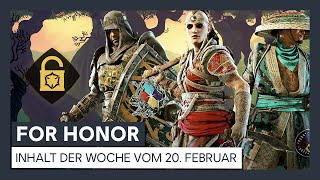 FOR HONOR  Inhalt der Woche vom 20 Februar Neue SchlachtMonturen  Ubisoft DE [upl. by Erminie299]