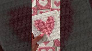 Crochet Heart Motif Tutorial 💖 crochet [upl. by Nollahp]