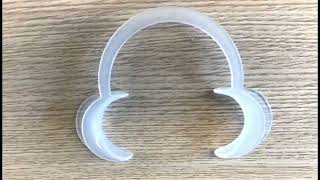 Dental Orthodontic Cheek retractor Mouth Opener tool [upl. by Eerehs754]