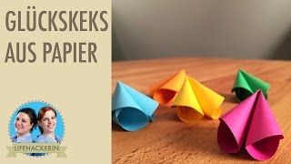 Glückskekse aus Papier für Silvester [upl. by Aeniah]