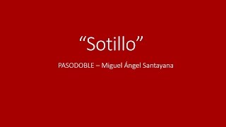 IV Ciclo de Conciertos  Pasodoble de Sotillo  Banda de Música Sotillo de la Adrada  11032017 [upl. by Alleunamme489]