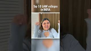 Top 10 LAW colleges in India  clat [upl. by Adlihtam]